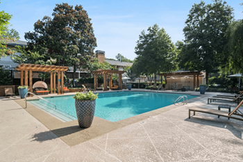 Resort style swimming pool